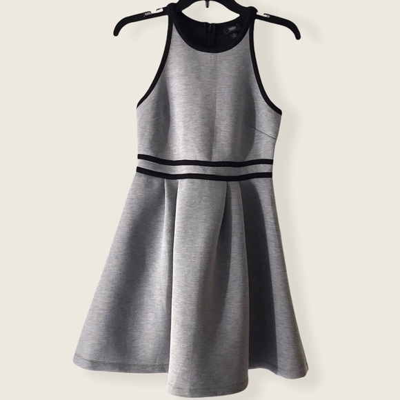 Mossimo Halter Scuba Gray Dress. Size Small - Picture 1 of 8